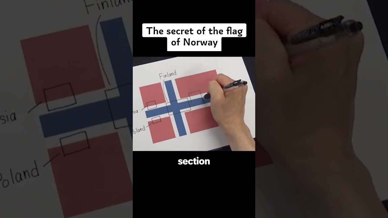 Сколько флагов спрятано на норвежском флаге 😳