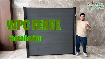 Showtech WPC fence installation