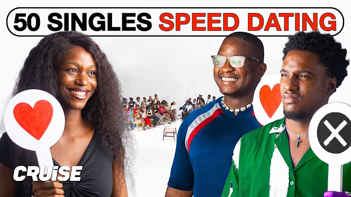 50 Singles Go SPEED DATING (Part 1)
