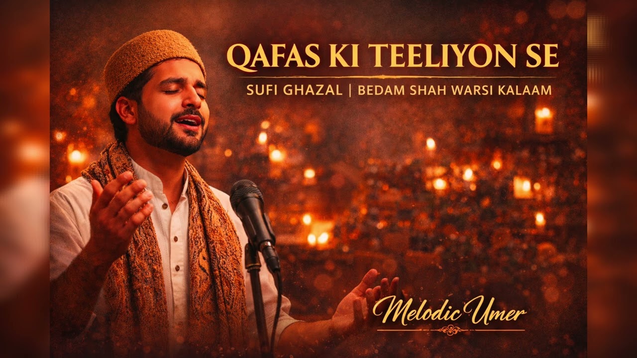 Qafas Ki Teeliyon Se | Sufi Ghazal | Bedam Shah Warsi Kalaam | Melodic Umer