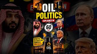 Oil Politics Explained in 60 Seconds | How Oil Controls the World #oilpolitics #geopoliticsexplained