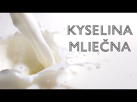 Video: Sú produkty kyselinou mliečnou?