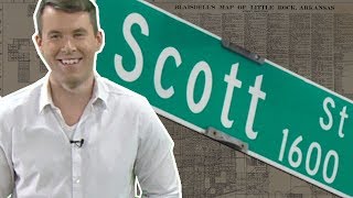 Who was Scott St. in Little Rock named after?
