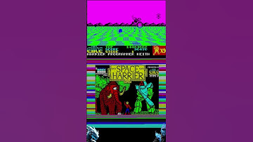 Space Harrier - ZX Spectrum (1986) #gaming #retrogaming #8bit #8bitmicro #zxspectrum