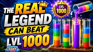 ONLY THE REAL LEGEND CAN BEAT LVL 1000  WATER SORT GAME screenshot 4