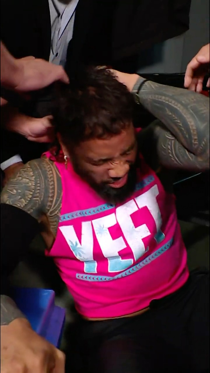 Who just attacked Jey Uso?! ? #WWERaw