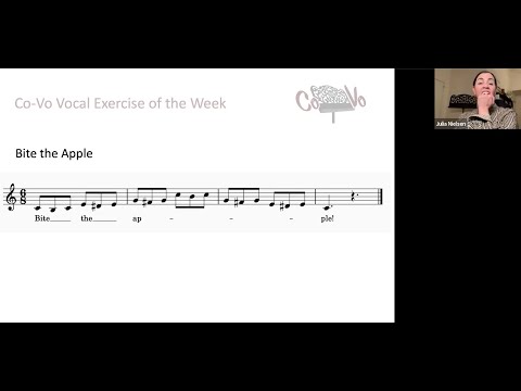 Co-Vo Vocal Exercise of the Week #21 | Bite the Apple | Feb. 4, 2024