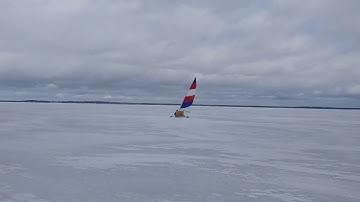 Ice sailing Prototype Test