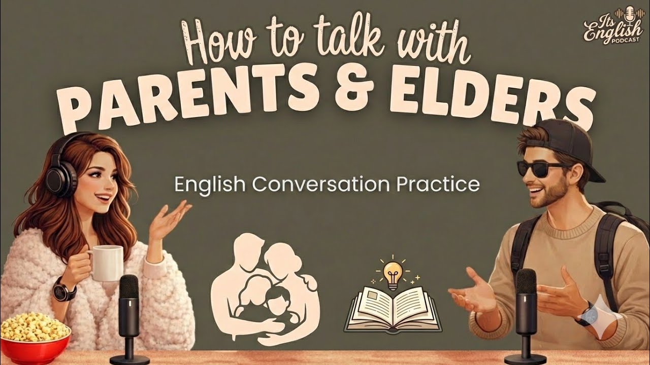 Англоязычный подкаст для лёгкого общения на английском языке | Как вежливо спросить родителей и с...