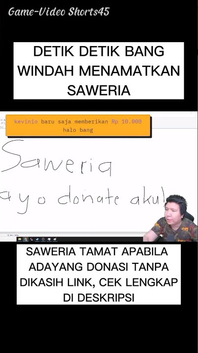 Detik-Detik bang Windah menamatkan SAWERIA!!! #shorts #windahbasudara