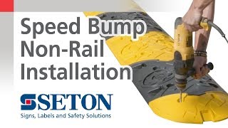 Seton Speed Bump Standard Fixing System Installation Video | Seton Video