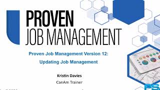 PSA 2020 Virtual Showcase: Restoration Management Solution - Updating Job Management