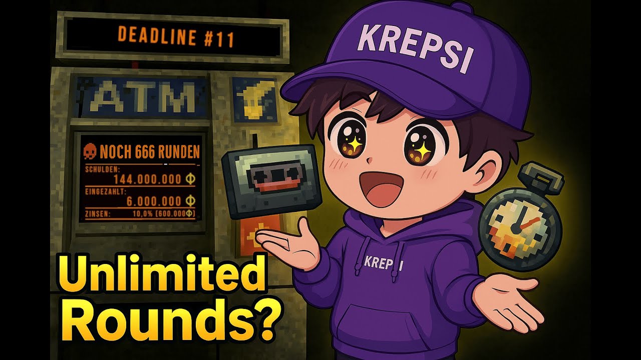 Ich HABE das Spiel GEBROCHEN... | Unendlich viele Runden in Cloverpit!