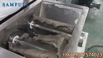 Samfull air dry clay extruding packing machine, air dry clay ffs form fill seal flow wrap machine