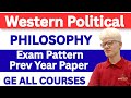 Western Political Philosophy Exam Pattern Previous Year Paper DU SOL GE ALL COURSES