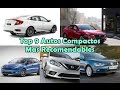 Top 9 Autos Compactos Mas Recomendables - México