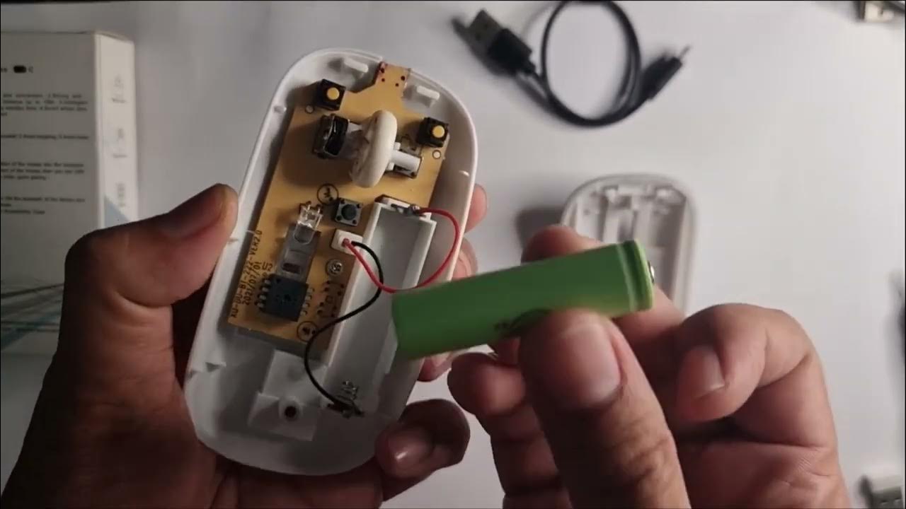 Diy wireless mouse battery replacement lithium 14500 youtube