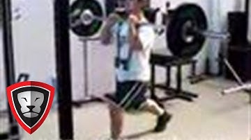 Getstrength.com Front Squat Harness Lunge