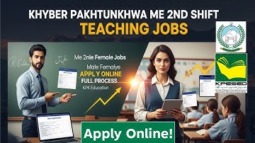 KPK Education Department Jobs 2025 | Double Shift 2nd Shift Schools Jobs Male Female Apply Now "
