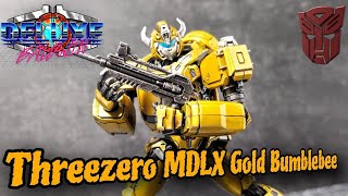 Now that's a paint job! Threezero MDLX Gold Edition Bumblebee. (Goldbug)