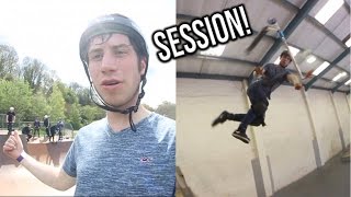 HALF PIPE AND CHARGE SESSION!