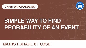 Finding probability of an event| Data Handling | Class 8 Math