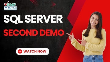 SQL Server Second Demo | 4th Sep 2025 | Vinay Tech