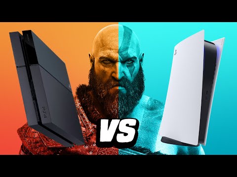 God Of War PS5 Vs PS4 Pro - Loading Times U0026 Gameplay Comparison