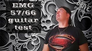 EMG 57/66 guitar test