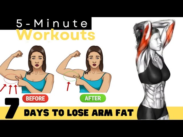 5 Minute Simple FLABBY ARMS Workout ANYONE CAN DO IT 