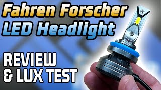 BEST Overall Budget LED Headlight Tested 🏆 Fahren Forscher Review & Lux Test