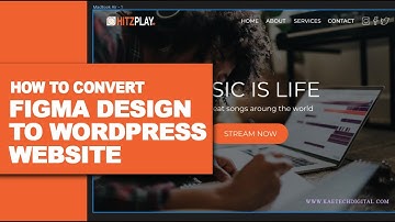 How to Convert Figma design into WordPress website using Elementor