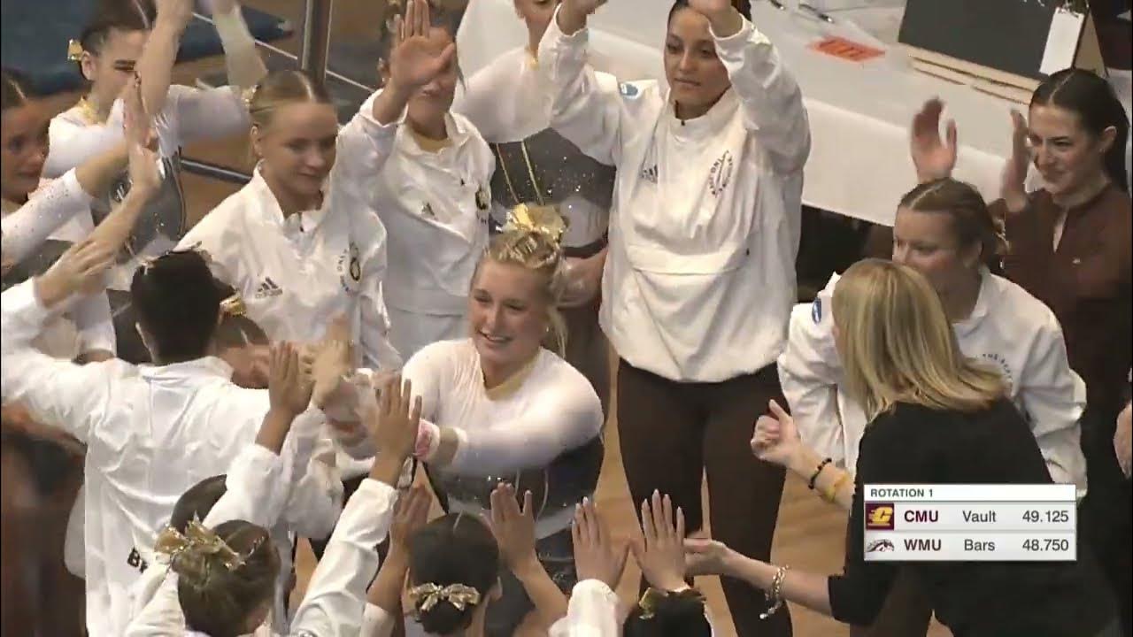 2024 WMU vs CMU NCAA Gymnastics YouTube