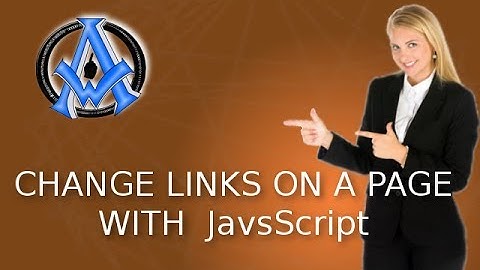 Change Links on Page With JavaScript