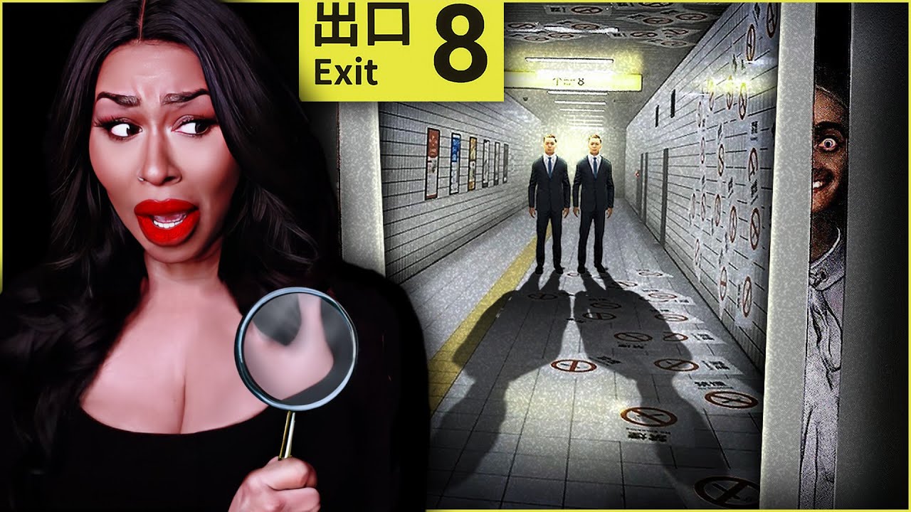 THE LEAST OBSERVANT STREAMER EVER PLAYS A GAME ALL ABOUT OBSERVING LOL | The Exit 8