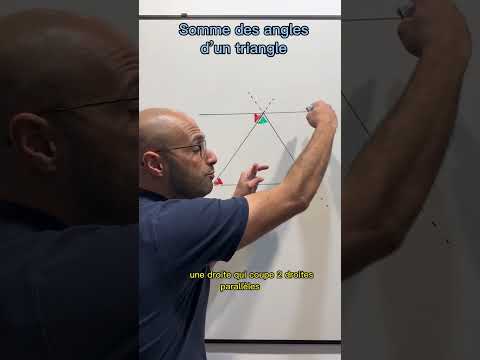 Vidéo: Comment prouver que la somme des angles extérieurs d'un triangle est 360 ?