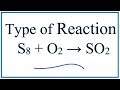 Sulfur and Oxygen Reactions