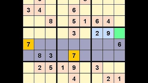 How to Solve Globe and Mail Sudoku Five Star November 28, 2021