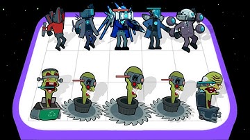 Merge War_Skibydy vs Kamera Monster | Gameplay _ Merge War_Skibydy vs Kamera