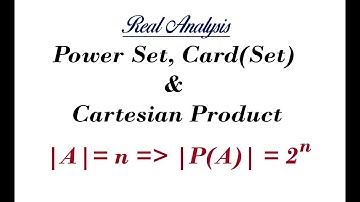Lec - 3 Power Set and Cartesian Product of Sets | IIT JAM | CSIR UGC NET | GATE MA | B Sc