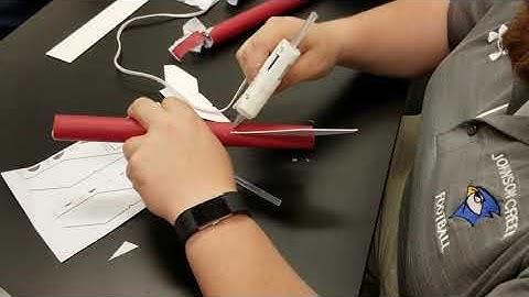 Gluing your fins and launch lug