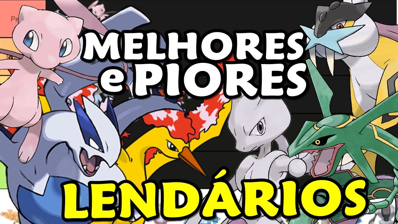 Melhores e Piores Lendários de Pokémon (Gen 1-4) - Pokémon Tier