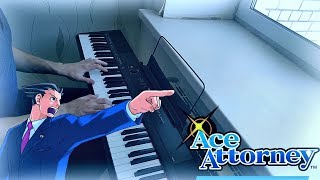 Ace Attorney: Objection theme | piano cover by Rigel