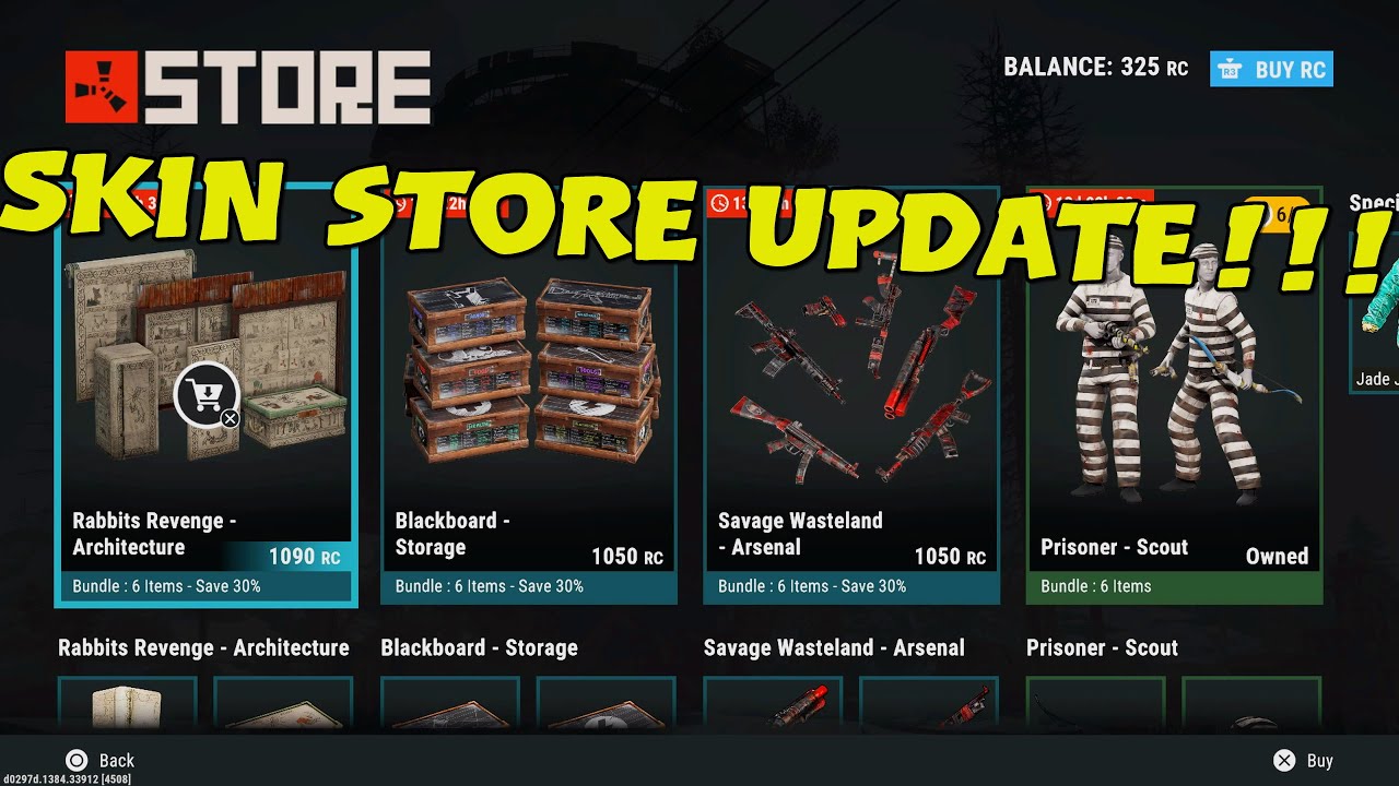 Rust Skin Store Update!!! - YouTube