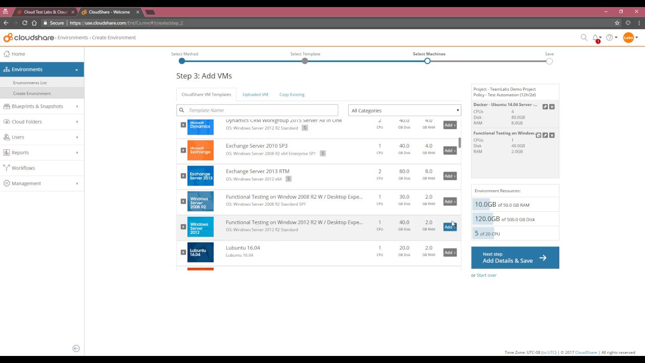 CloudShare for Developer Sandboxing - YouTube