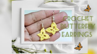 CUTE BUTTERFLY EARRINGS | EASY TO MAKE