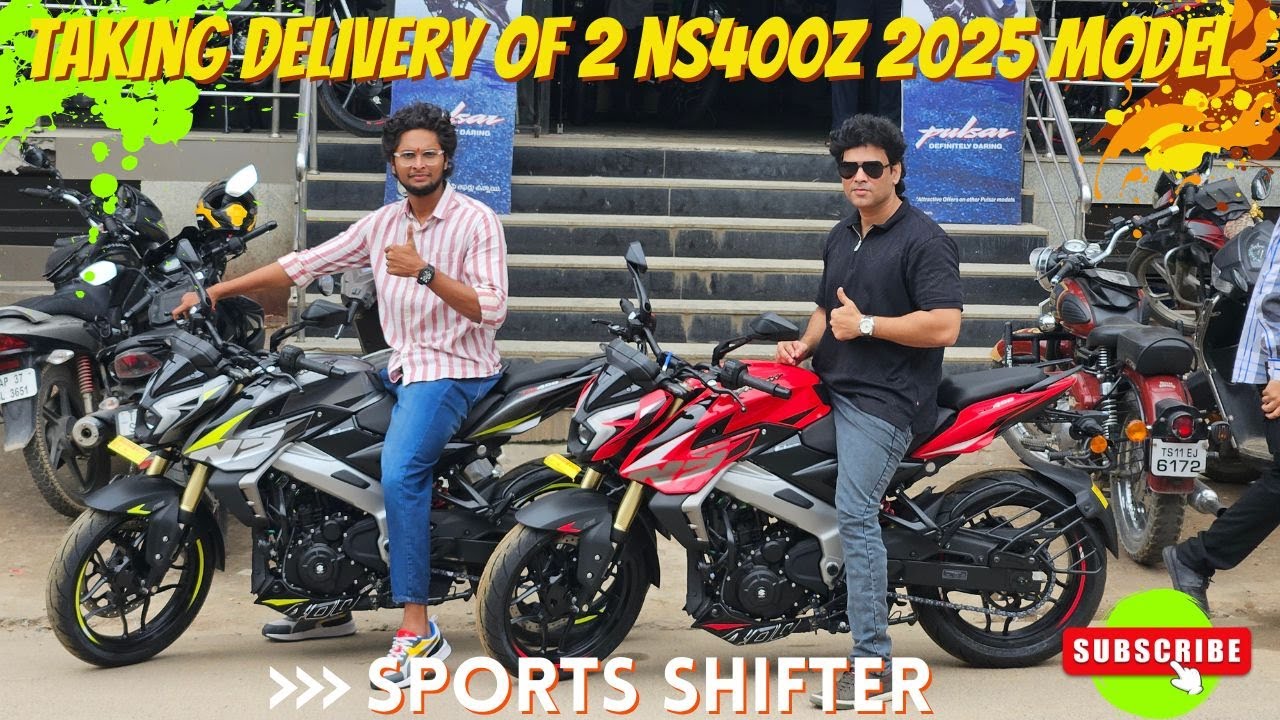 Taking Delivery of Latest 2025 NS400Z Sports Shifter Model🔥