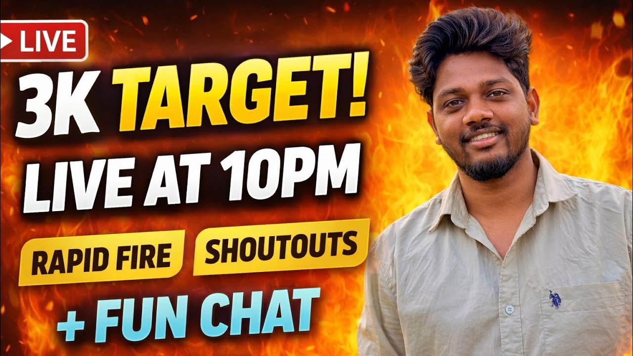 “🔴 Live Chat With Subscribers | Andaru Join Avvandi Telugu Live”