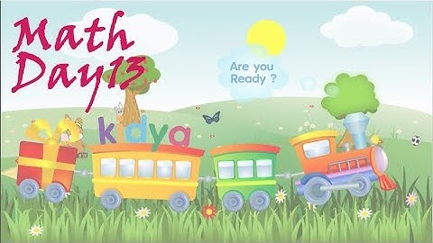 Math for Babies - Day 13 Evening Session 3 Glenn