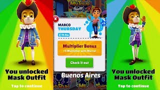 Subway Surfers Bunros Aires Marco Thursday Multiplier Bonus Gameplay On Ios